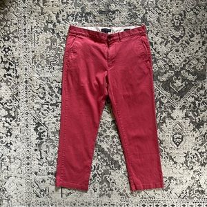 J. Crew men’s dress pants in trending salmon color